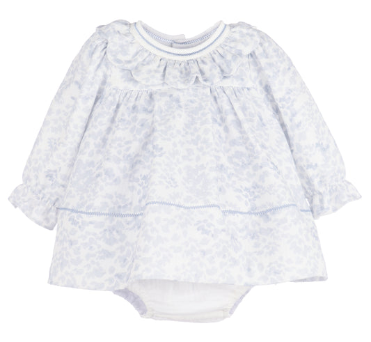 Frosty Floral Scallop Ruffle Float