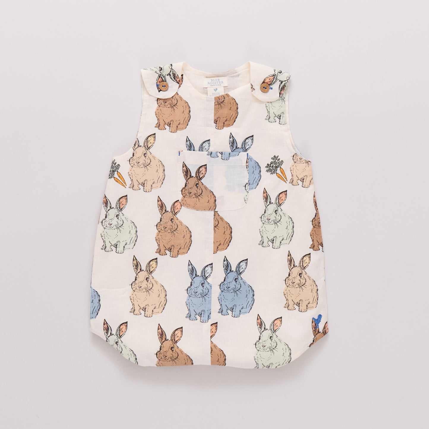 Noah Blue Vintage Bunnies Jumper