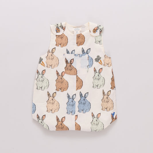 Noah Blue Vintage Bunnies Jumper