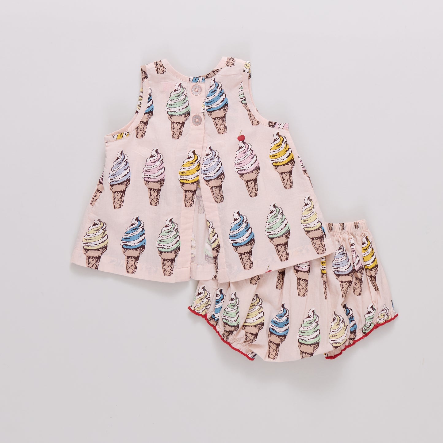 Pink Soft Serve Jaipur 2-Piece Set