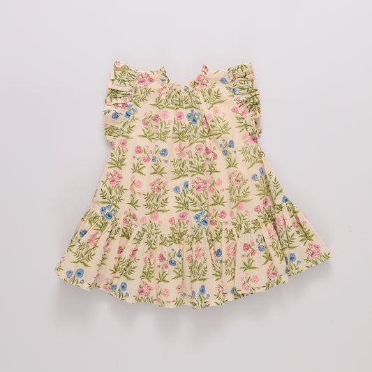 Harper Dress Leafy Floral