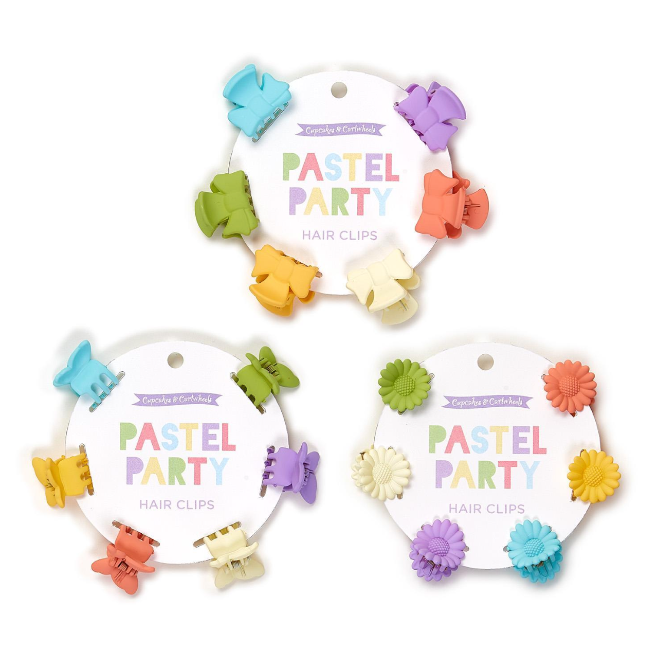 Pastel Party Hair Clips