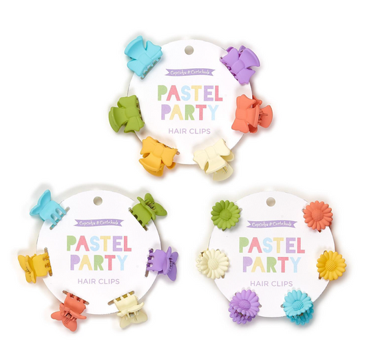 Pastel Party Hair Clips