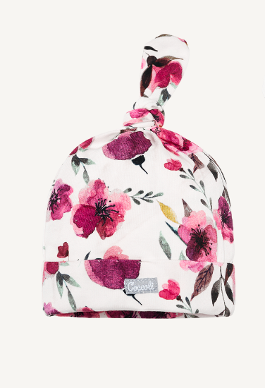 Cream Flowers Cap