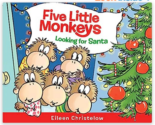 Five Little Monkeys Looking for Santa