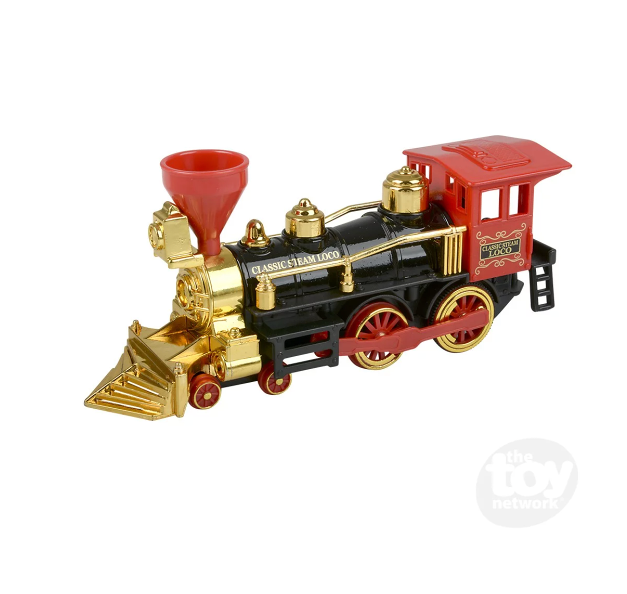 Pull Back Locomotive With Metallic Accent