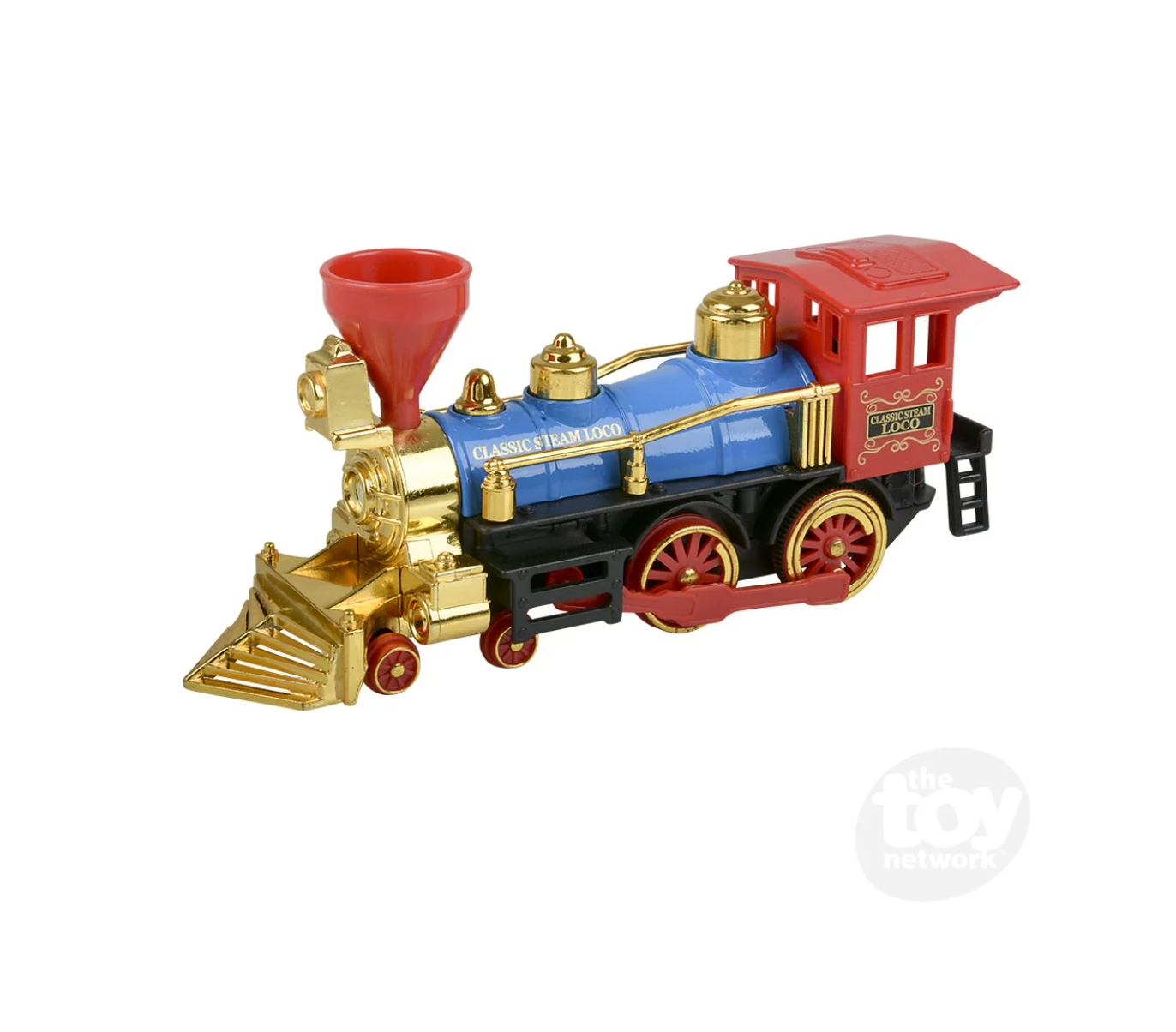 Pull Back Locomotive With Metallic Accent
