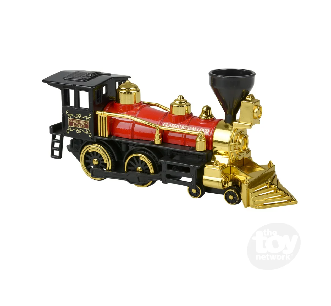 Pull Back Locomotive With Metallic Accent
