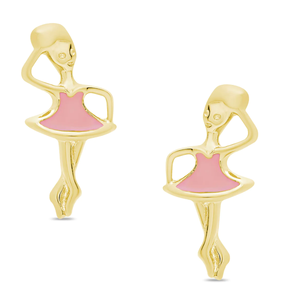 Ballerina Stud Earrings