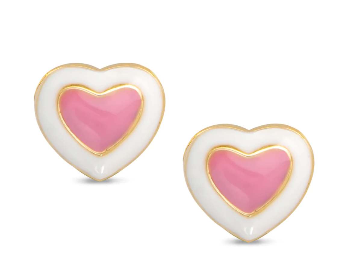 Heart Stud Earrings