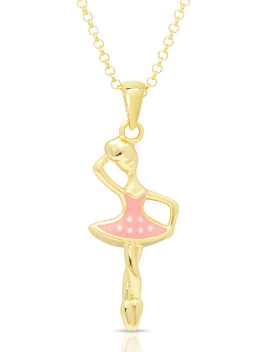 Little Ballerina Pendant Necklace