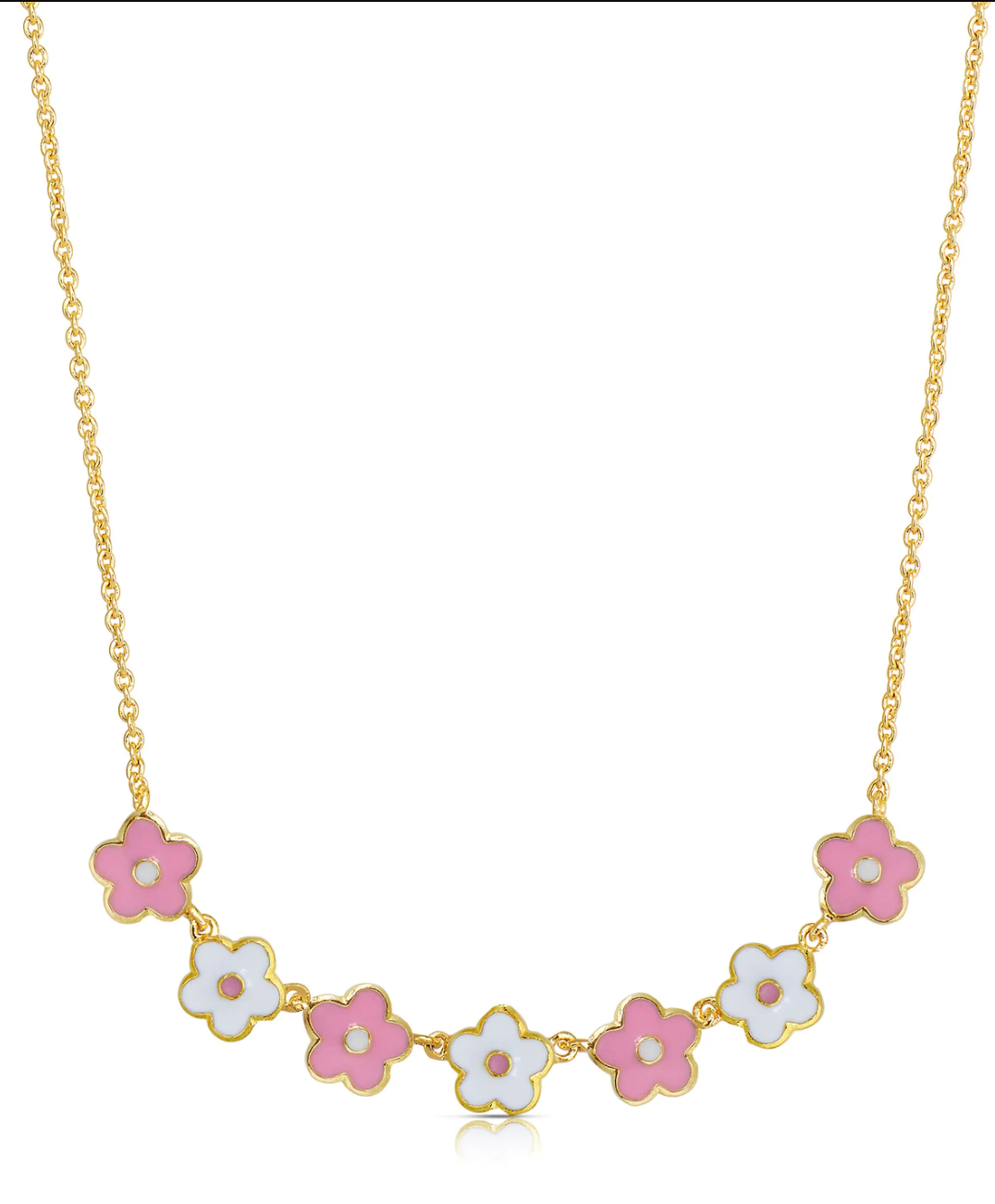 Flower Link Necklace