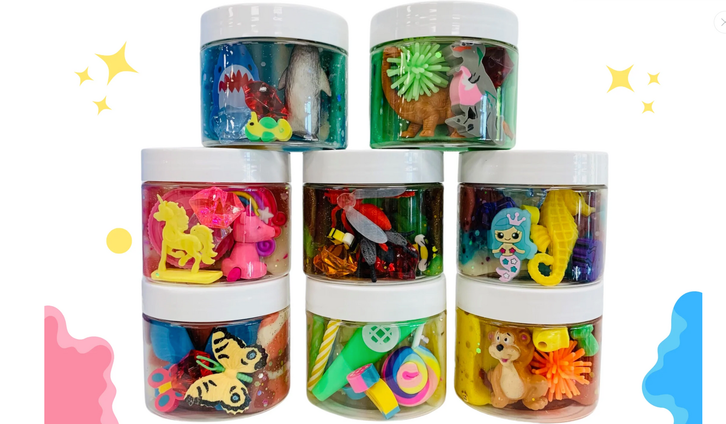Fun Size Magical Jar Sensory Dough - Birthday