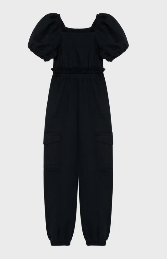 Paperbag Jumpsuit Black
