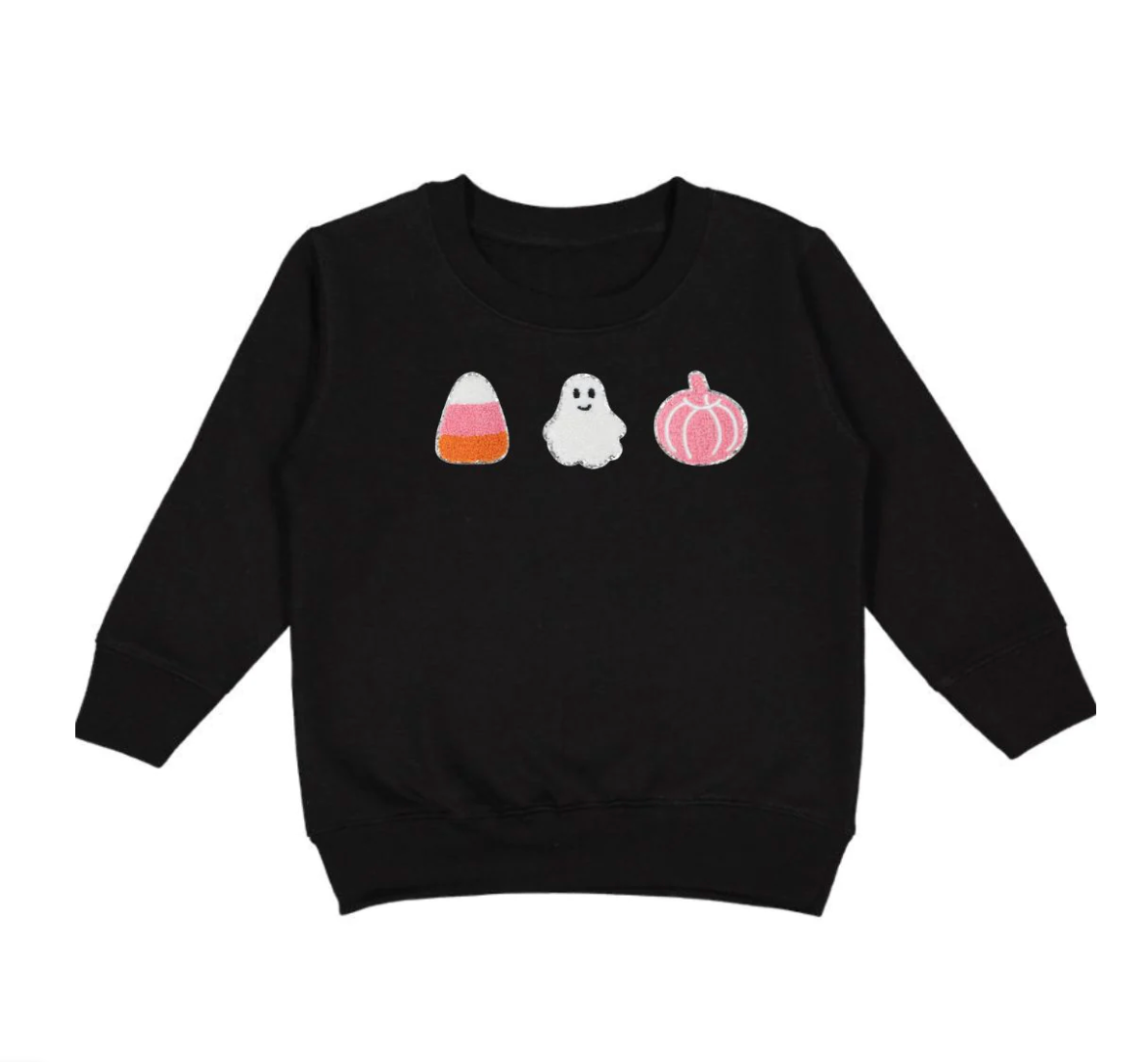 Halloween Treats Patch Sweatshirt