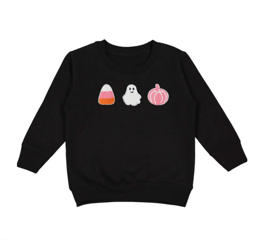Halloween Treats Patch Sweatshirt