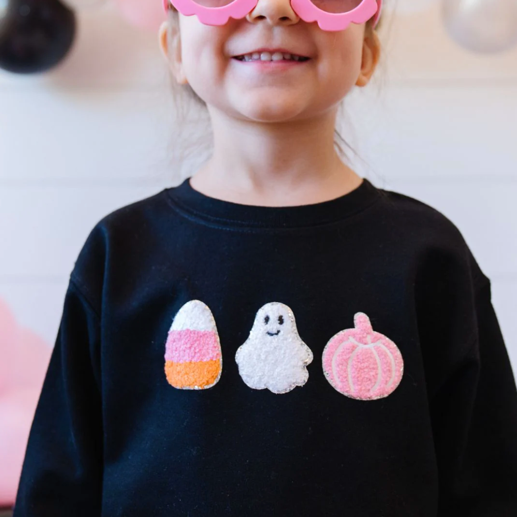 Halloween Treats Patch Sweatshirt