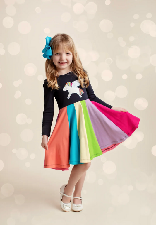 Lemon loves top lime unicorn dress