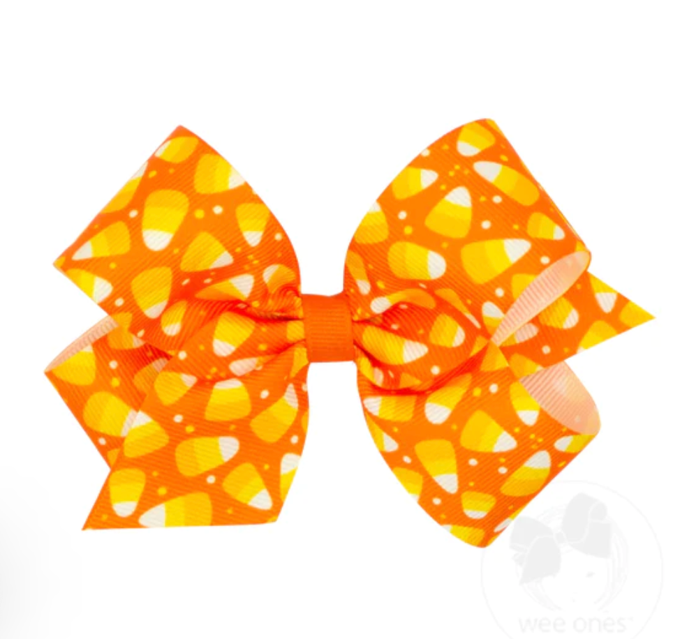 Halloween Themed Medium Bow