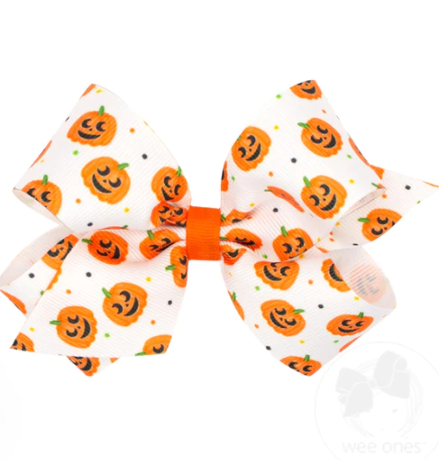 Halloween Themed Medium Bow