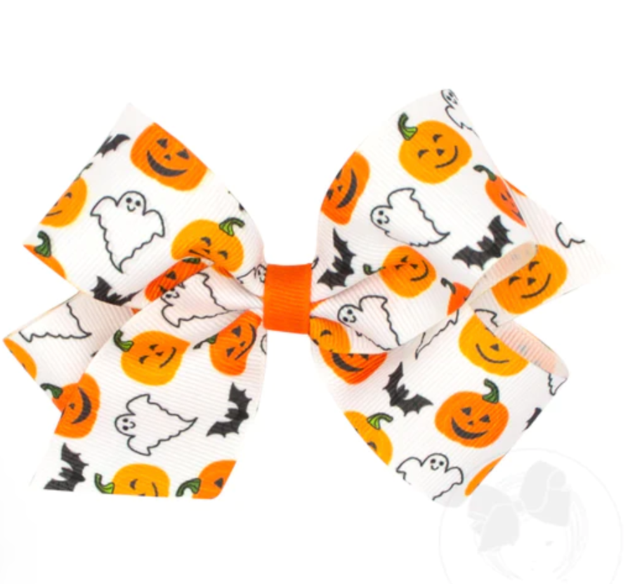 Halloween Themed Medium Bow