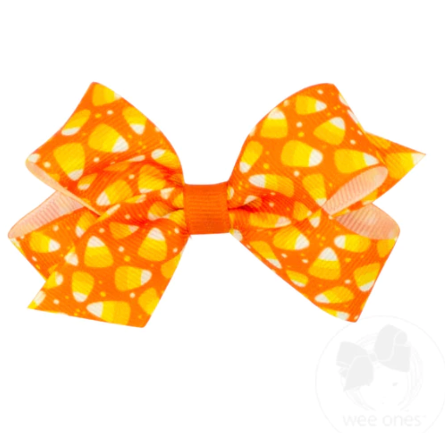 Halloween Themed Mini Bow