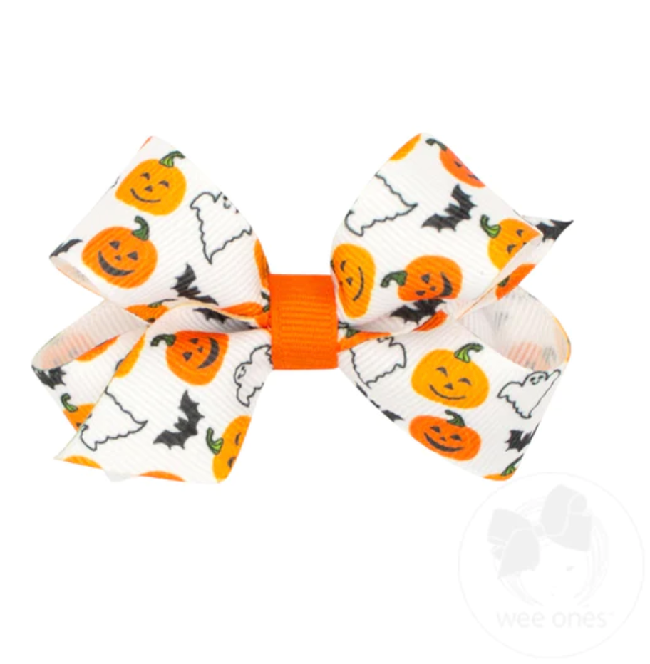 Halloween Themed Mini Bow