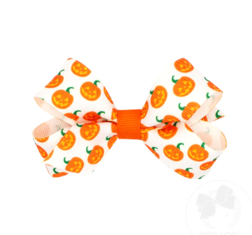 Halloween Themed Mini Bow