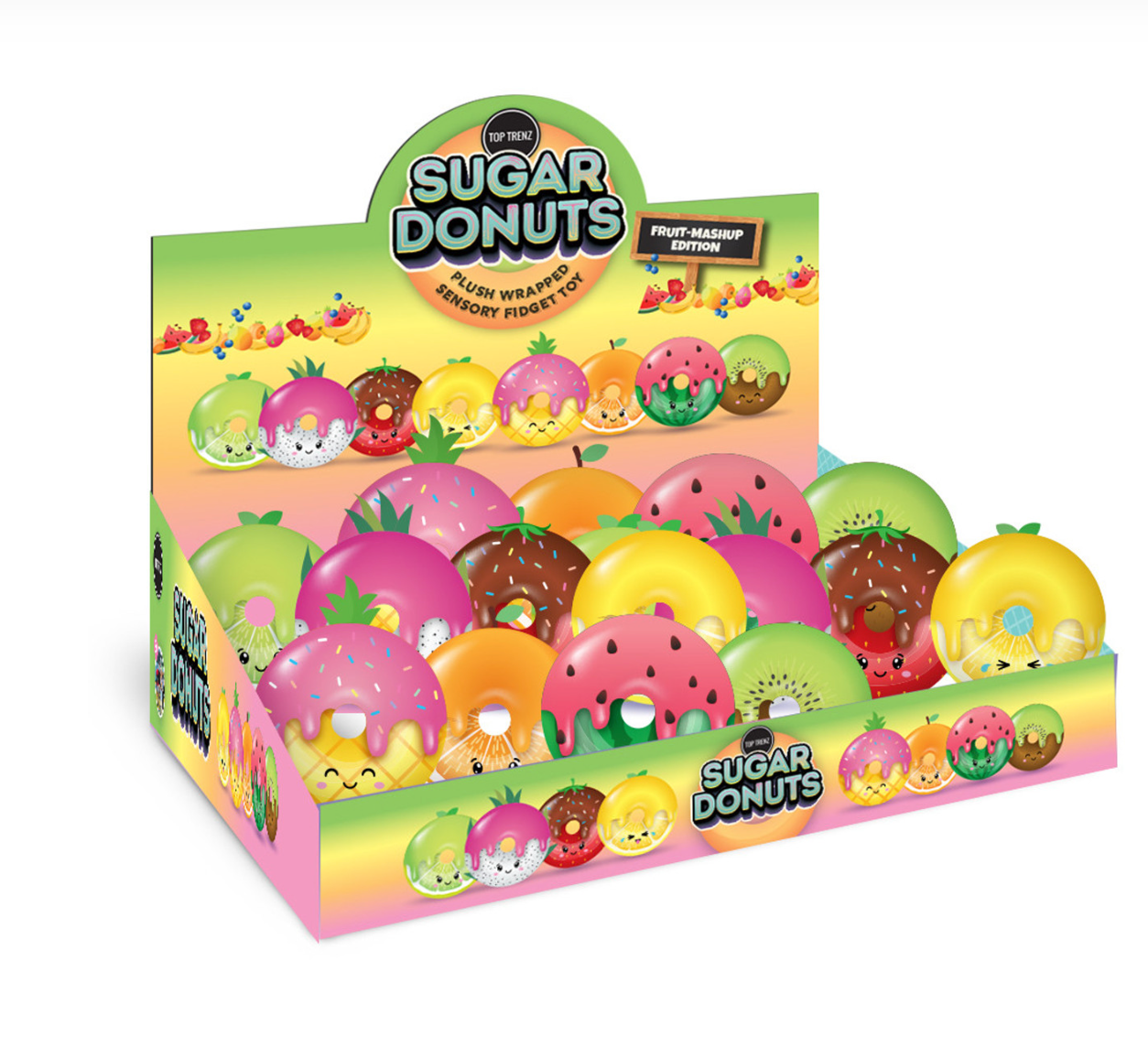 Sugar Donuts Sensory Toy - Fruit Edition