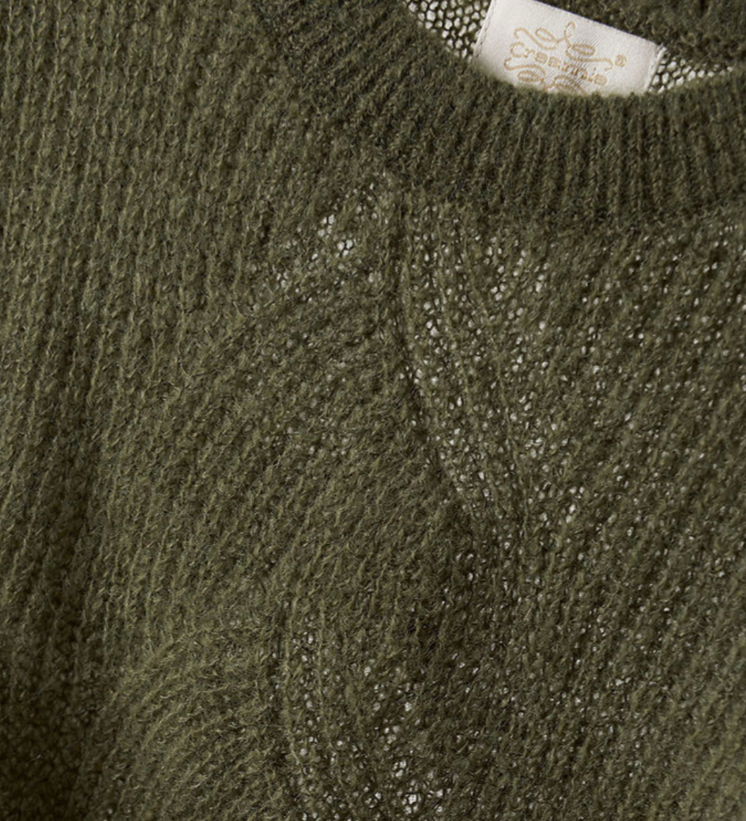 Knit Pullover Olive Night
