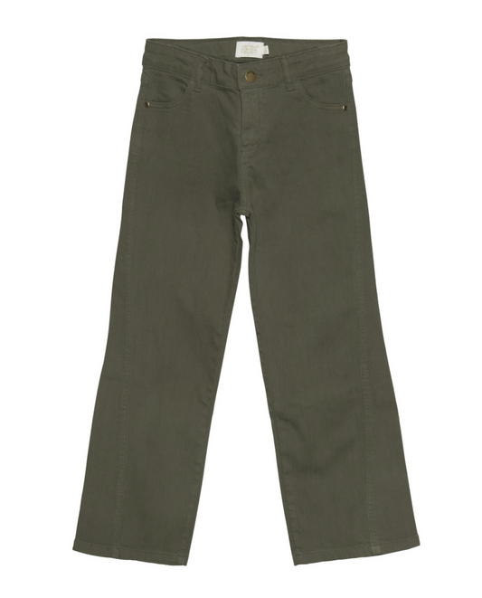 Olive Wide Pant Jeans