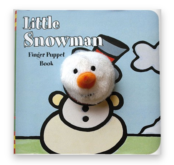 Little Snowman Finger Puppet Book