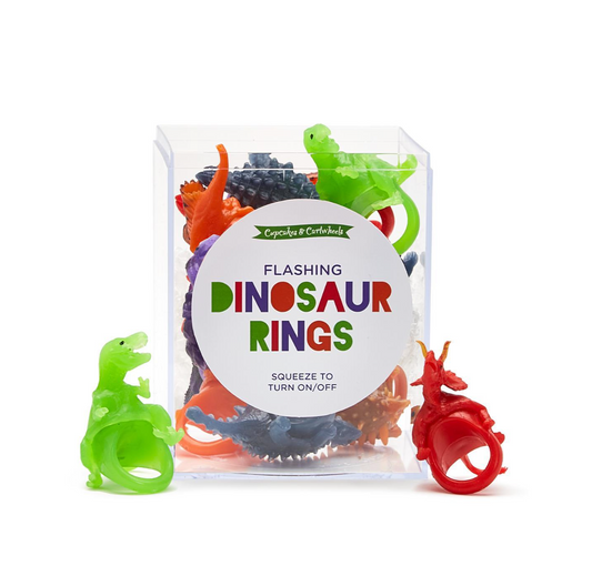 Dinosaur Flashing Finger Puppet Ring
