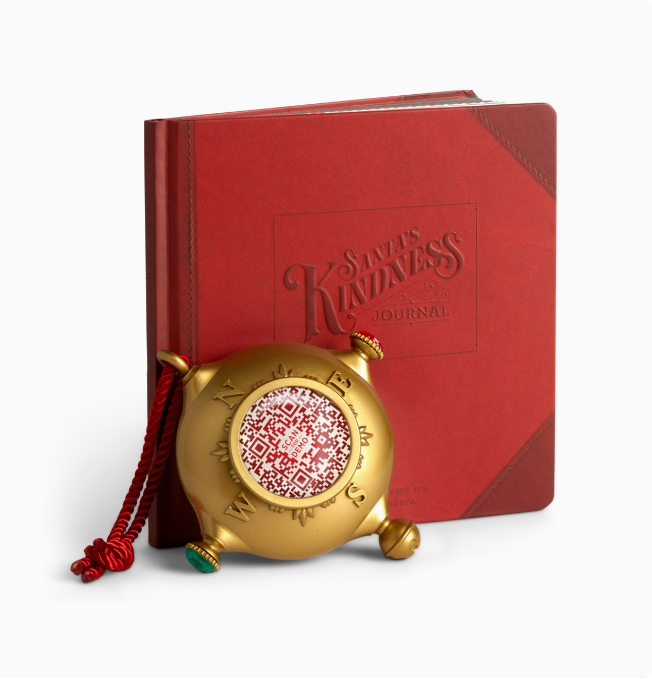 Santa’s Kindness Ornament & Journal