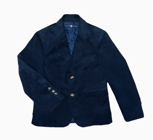 The Gentleman's Jacket Bulls Bay Blue Corduroy