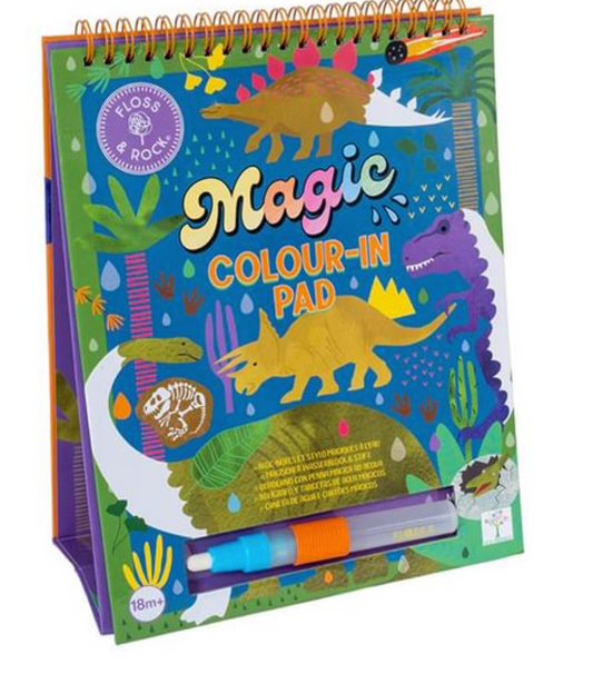 Magic Colour-In Pad: Dinosaurs