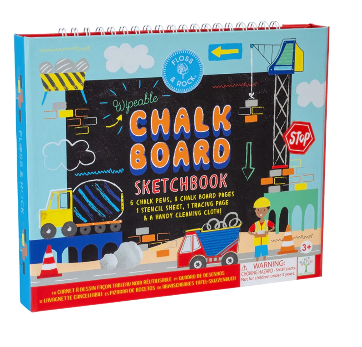 Wipeable Chalk Board Sketchbook: Construction