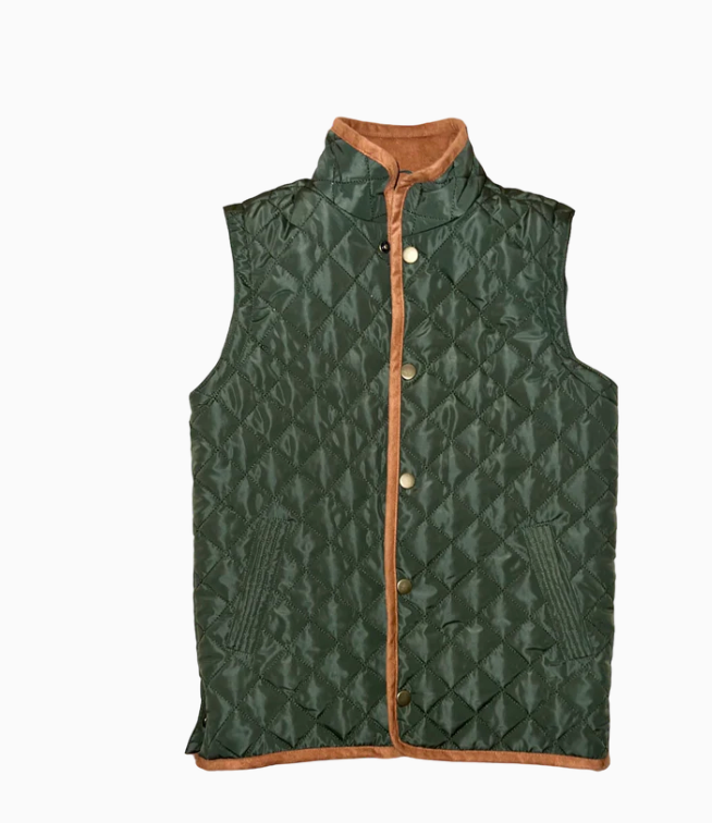 Old Village Vest/Jacket Cypress Garden Green