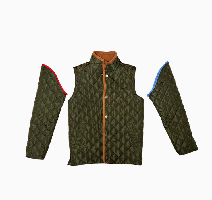 Old Village Vest/Jacket Cypress Garden Green