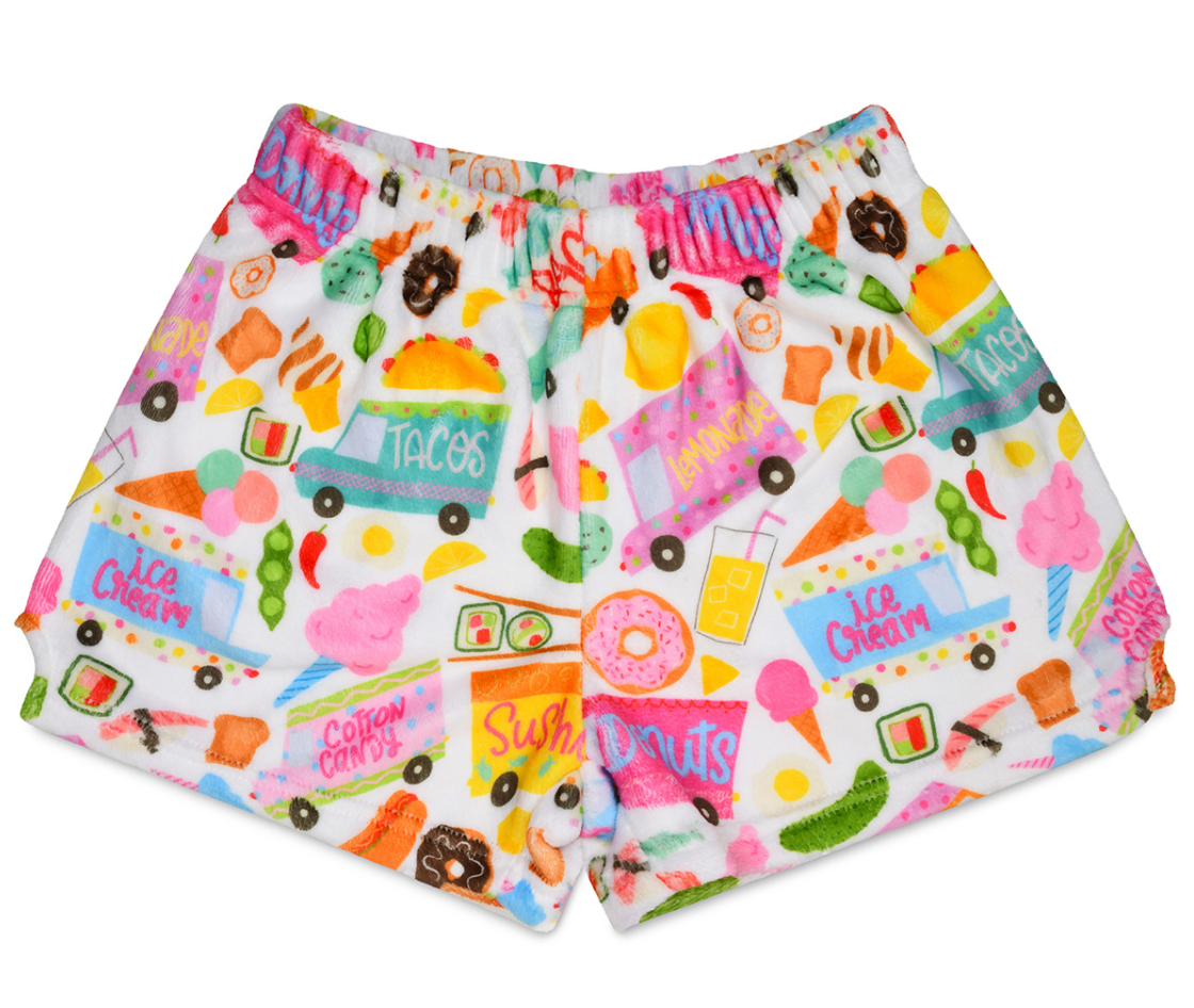 Food Truck Fun Plush Shorts