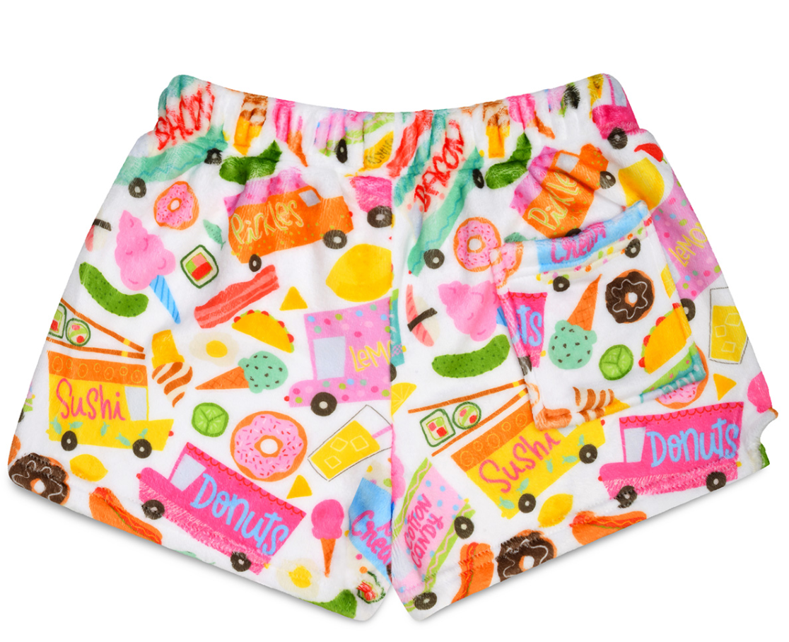 Food Truck Fun Plush Shorts