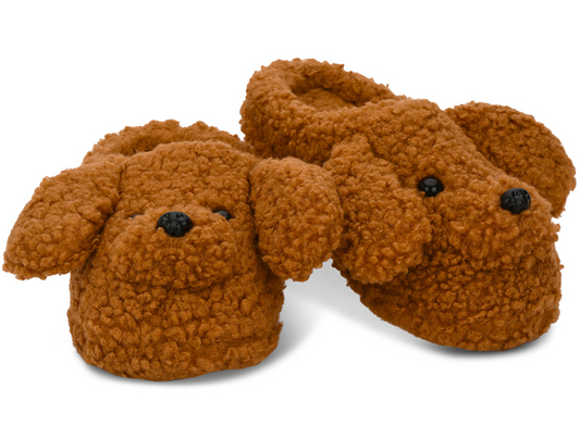Fluffy Dog Furry Slippers