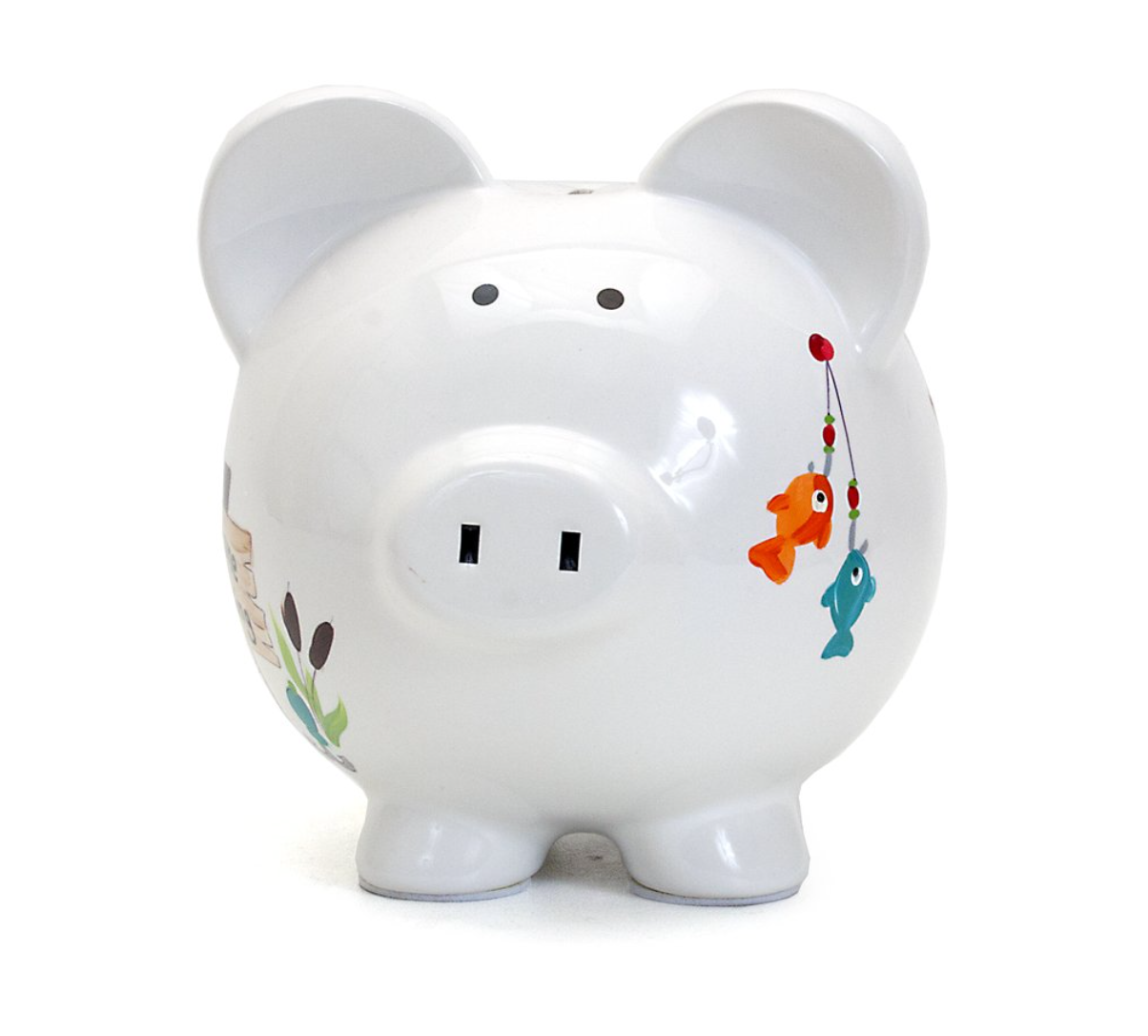 Gone Fishing Piggy Bank