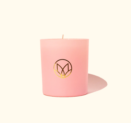Champagne & Rose Hand Poured Soy Candle