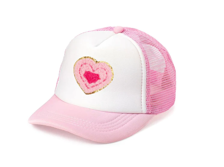 Multi Heart Patch Trucker Hat