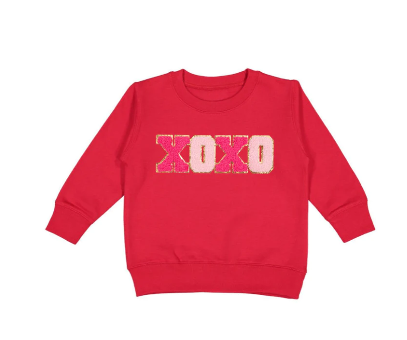 XOXO Patch Valentine's Day Sweatshirt