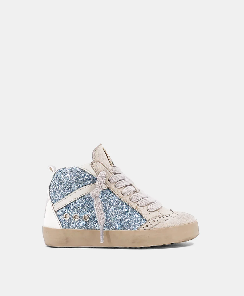 Riley Toddler Blue Glitter Shoes