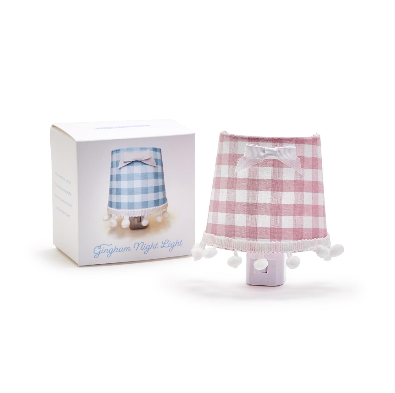 Gingham Nightlight Pink/Blue