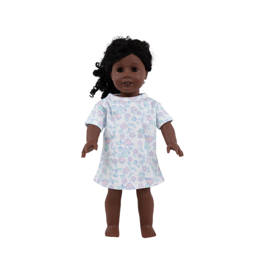Dollys Polly Play Dress- Posies and Peonies