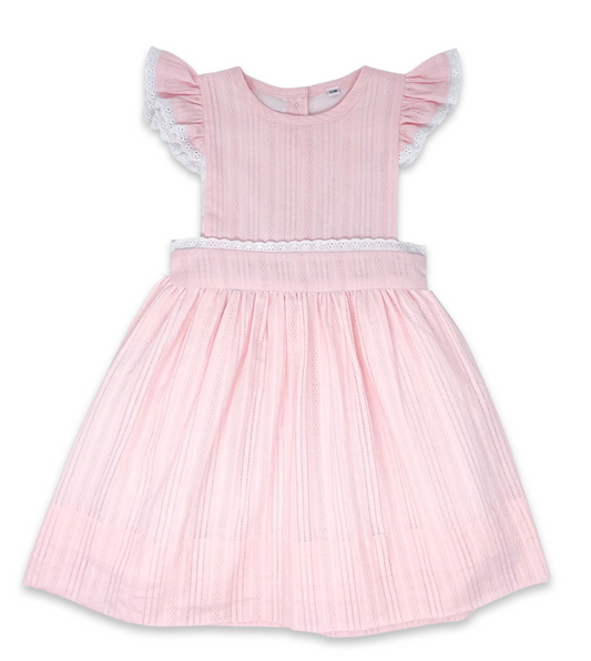 Simply Spring Pink Pinafore Dress